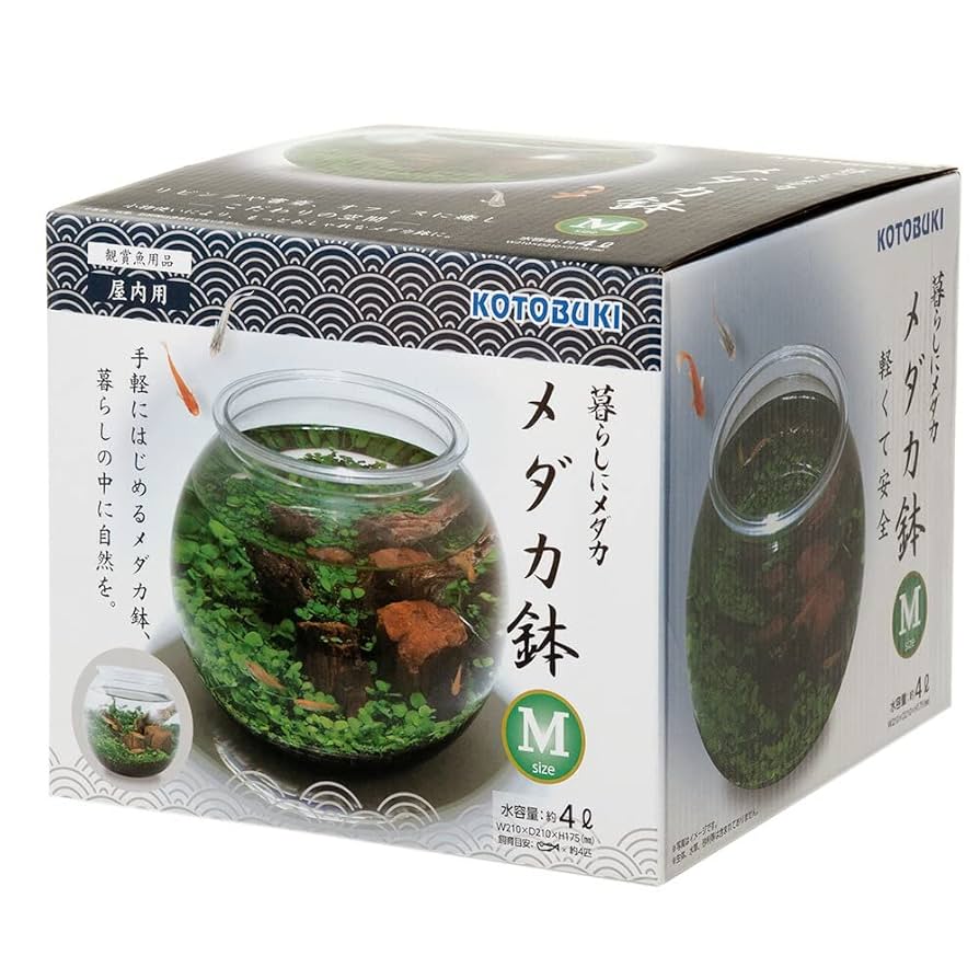 Amazon | コトブキ工芸 暮らしにメダカ メダカ鉢 M | Kotobuki